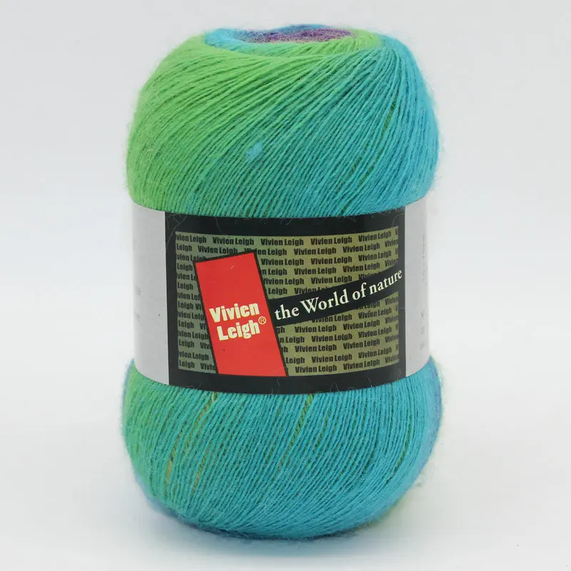 100 г кашемировая пряжа для вязания 100% шерстяная крючком меланжевая тонкая