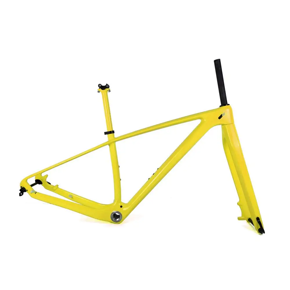 Spcycle 650B/27,5 er/29er MTB горный велосипед рамы из углеродного волокна, 142 мм через мост MTB велосипед карбоновые рамы 1" /17"/19" - Цвет: 27.5er 15Inch Matte