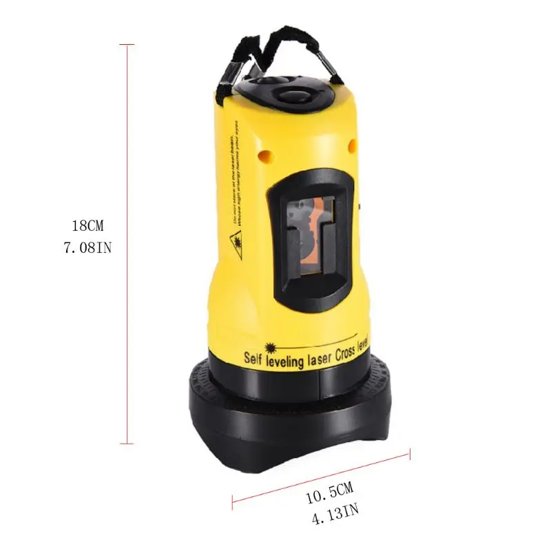 

Infrared Ray Level 360 Degree Self Leveling Horizontal Vertical Cross Line Slant Alarm Accurately Measuring Tool for Constructio