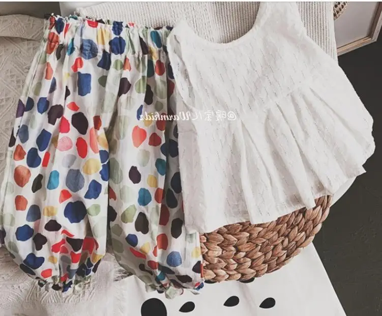 Комплекты для девочек 2020 новые летние противомоскитные штаны Милая легкая в