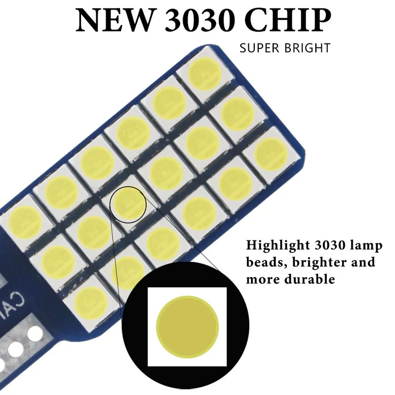1 шт. T10 W5W светодиодный c5w светодиодный 31 мм 36 мм/39 мм/41 мм 18SMD 3030 чипы светодиодный гирлянда лампа автомобиля купольный светильник авто Интерьер лампа для чтения