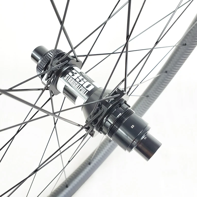 1260g 29er Углеродные повышающие колеса 32 мм шириной 28 мм Глубокий Центральный замок прямой Тяговый набор бескамерных колес 27 мм Внутренний MTB XC 11s XD 12s