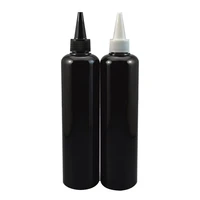 20pcs 330ml empty plastic bottle with pointed mouth cap shampoo lotion cosmetic containers 330cc e liquid pet bottles