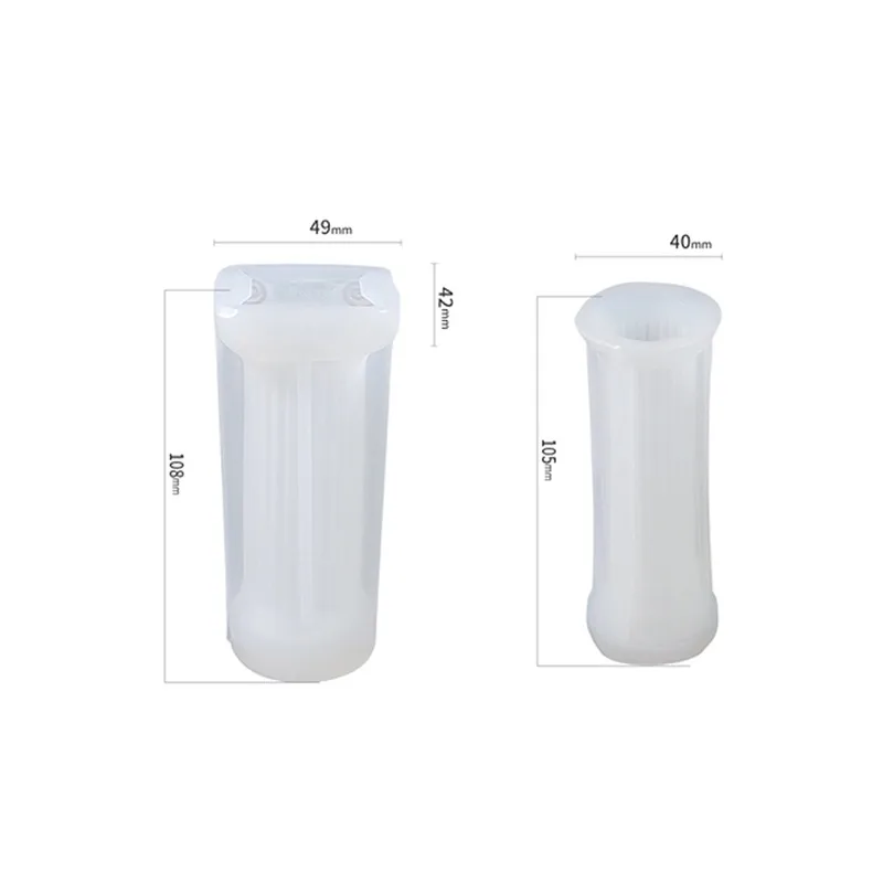 

Creative 3D Roman Column Candle Mold DIY Silicone Resin Casting Mold Making DIY Homemade Beeswax Candles Bath Bomb Soap Crafts
