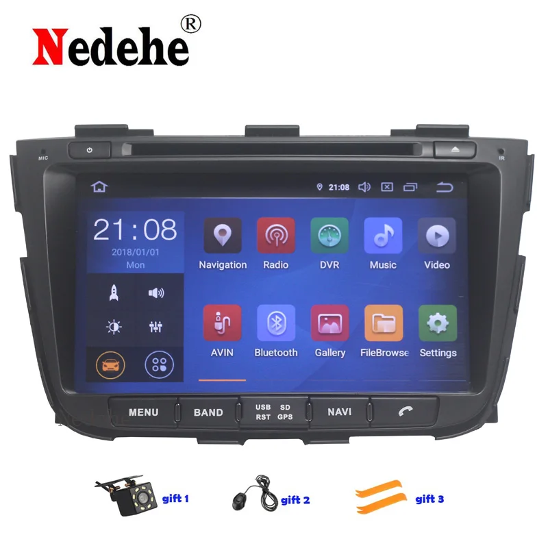 Восьмиядерный 4G + 64G android 9 0 автомобильный dvd плеер для kia sorento 2013 2014 автомобильное