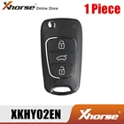 Xhorse XKHY02EN проводной дистанционный ключ для Hyundai Flip 3 кнопки Английский 1 шт.