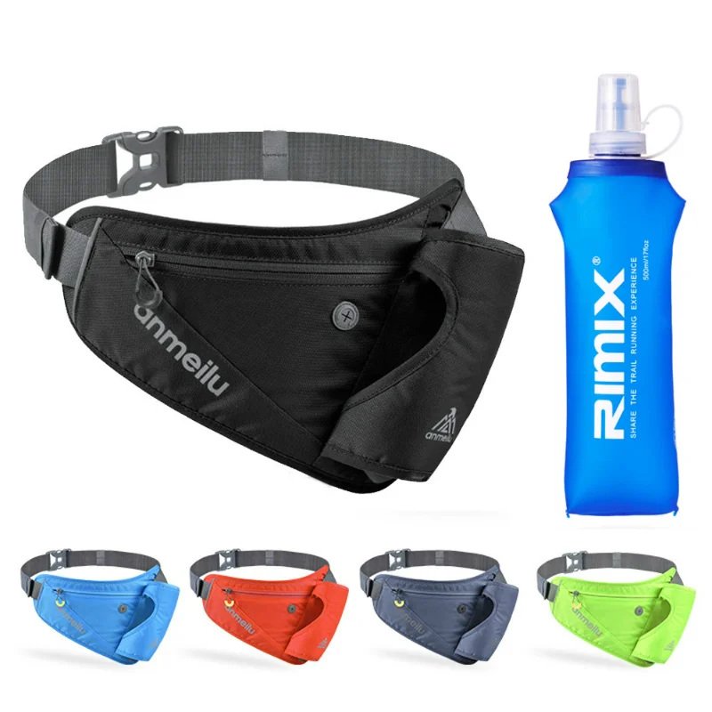 

Поясная Сумка для бега, сумка для марафона, для мужчин и женщин, для занятий на открытом воздухе, велоспорта, фитнеса, водонепроницаемая Спор...