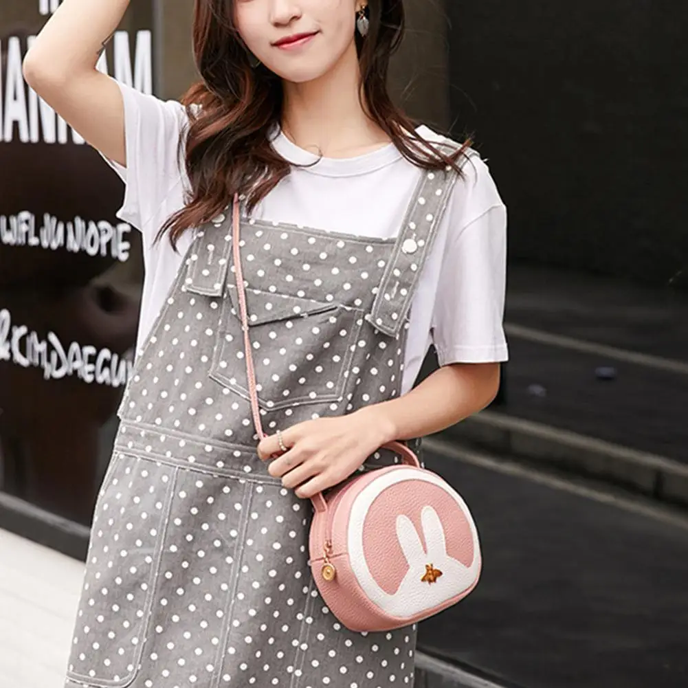 PinShang Женская мини-сумка на молнии с рисунком из мультфильма сумка одно плечо