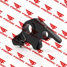 One Piece Aluminum CNC Motorcycle Brake Lever Head Adapter Mount Motorcycle Accessories For Yamaha Honda Clutch Lever Side Head