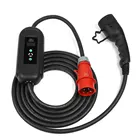 Зарядное устройство для электромобилей уровня 2, 16 А, 11 кВт, 3 Фазы IEC 62196-2, вилка CEE, EVSE, 10 метров, 7 метров