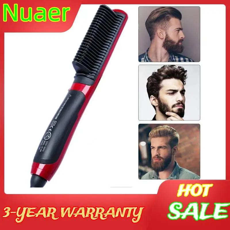 

Multifunctional Men Beard Straightener Comb Anti-Scald Hair Straightening Brush Comb Fast Heating Hair Straightener