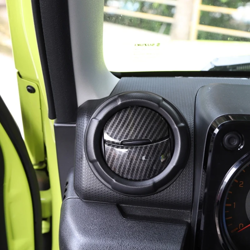 

Center Console Air-Conditioning Outlet Stickers for Suzuki Jimny 2019 2020 & Seat Back Adjustment Handle Switch Cover