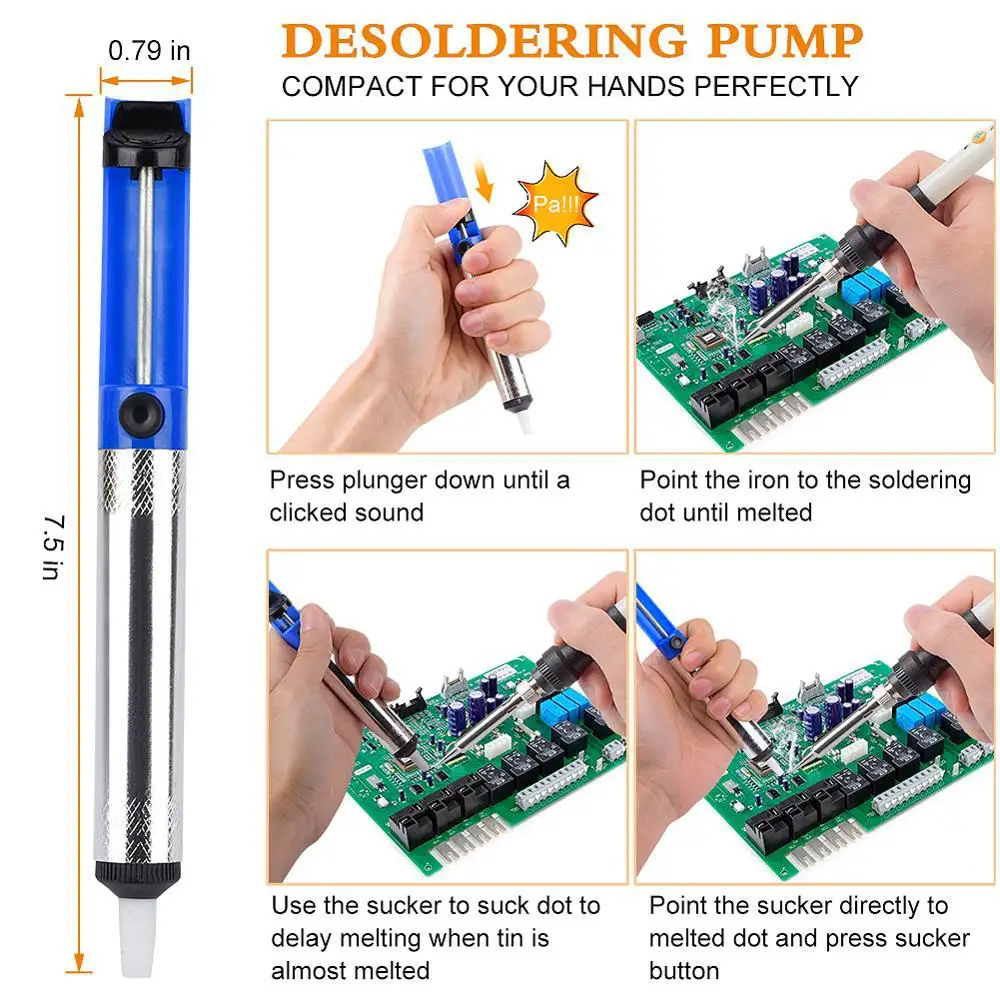 

110V 220V 60W Electric Soldering Iron 908 Adjustable Temperature Solder Iron Kit Welding Tools with Quality Soldering Iron Stand