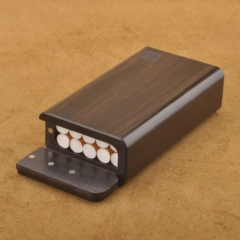 

Solid Wood Wood Sandalwood Cigarette Box Retro Simple Customized Business Gift