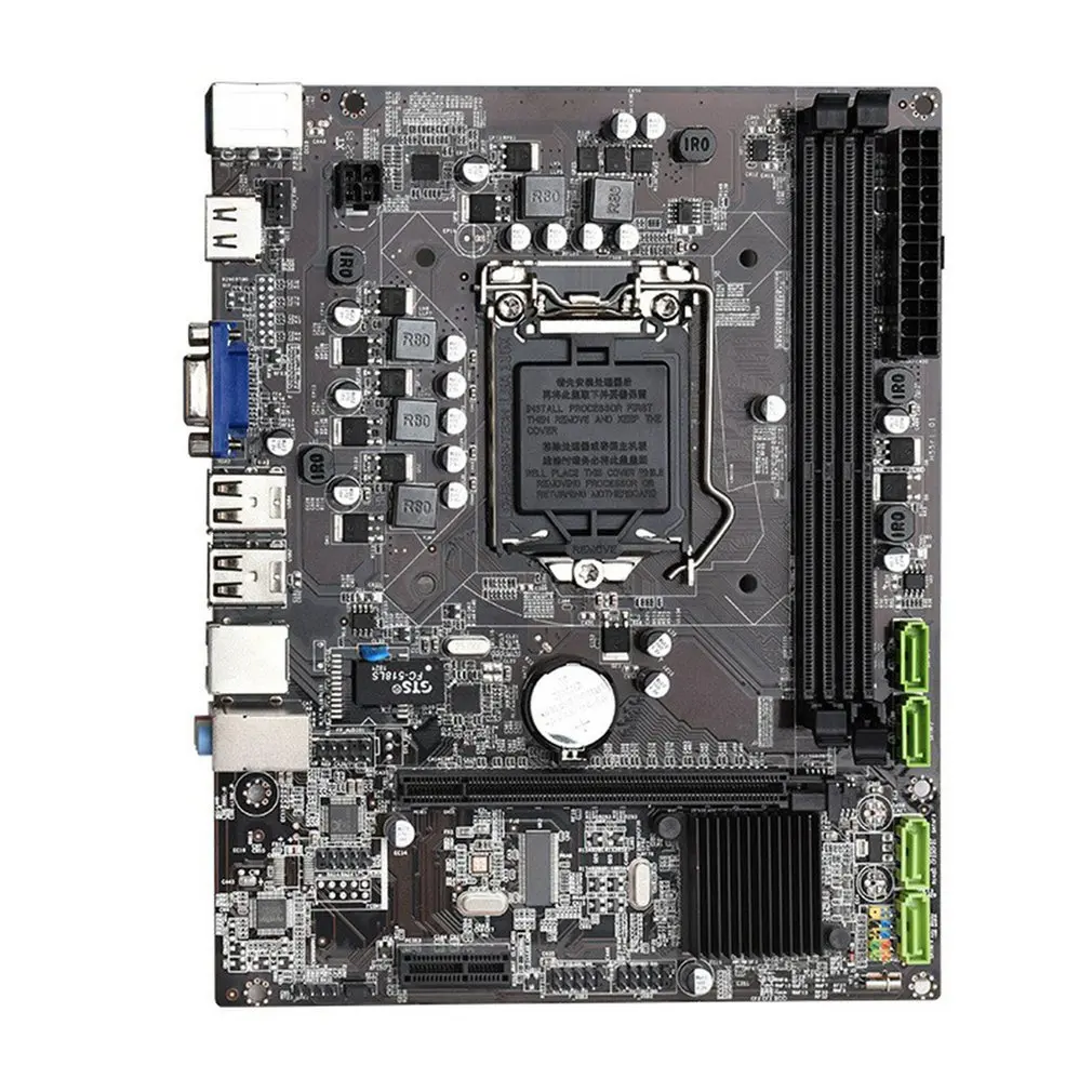 Computer Motherboards H55 Desktop 1156 Pin With Integrated Display DDR3 Memory High Speed Droshipping~ | Инструменты