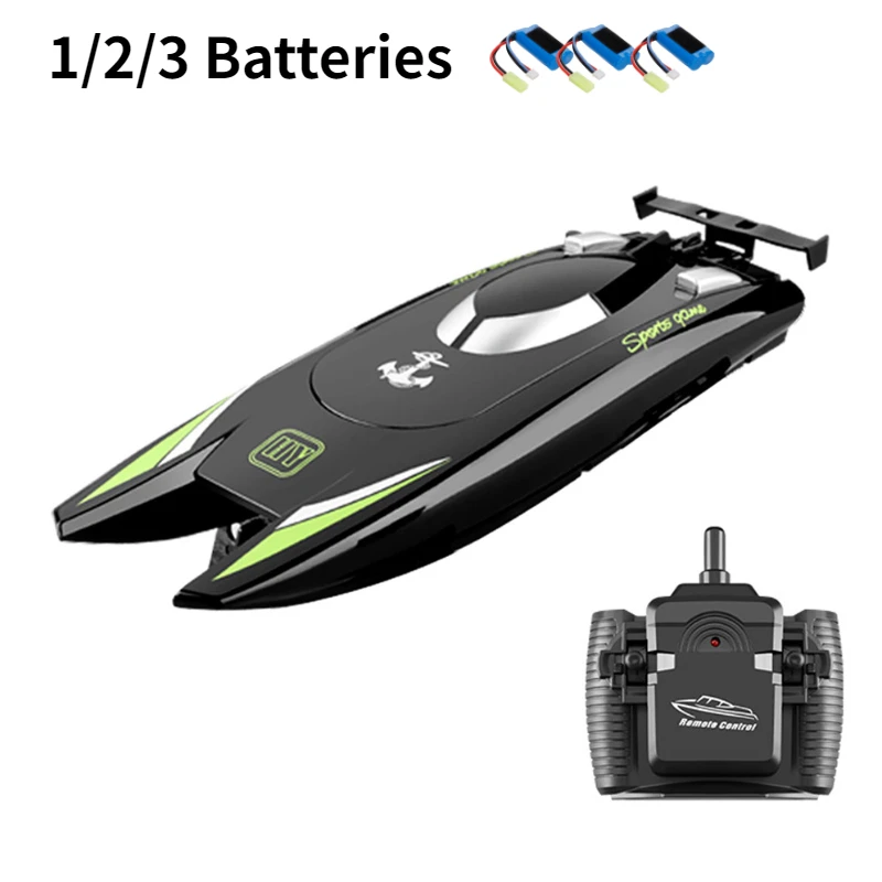 Радиоуправляемые лодки высокоскоростная гоночная лодка 2 4 ГГц 25 км/ч канала
