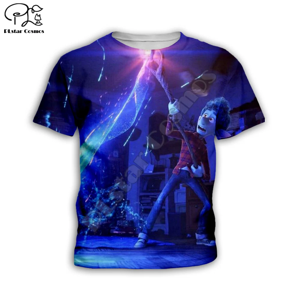 

Kids cartoon Onward Movie New style Children's wear 3d print T-shirt Boys/Girls Printed Top Short Sleeve Kids Tshirts KT-2