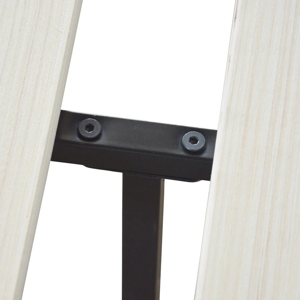 (США) железная металлическая кровать с планкой черного цвета Прямая поставка| |