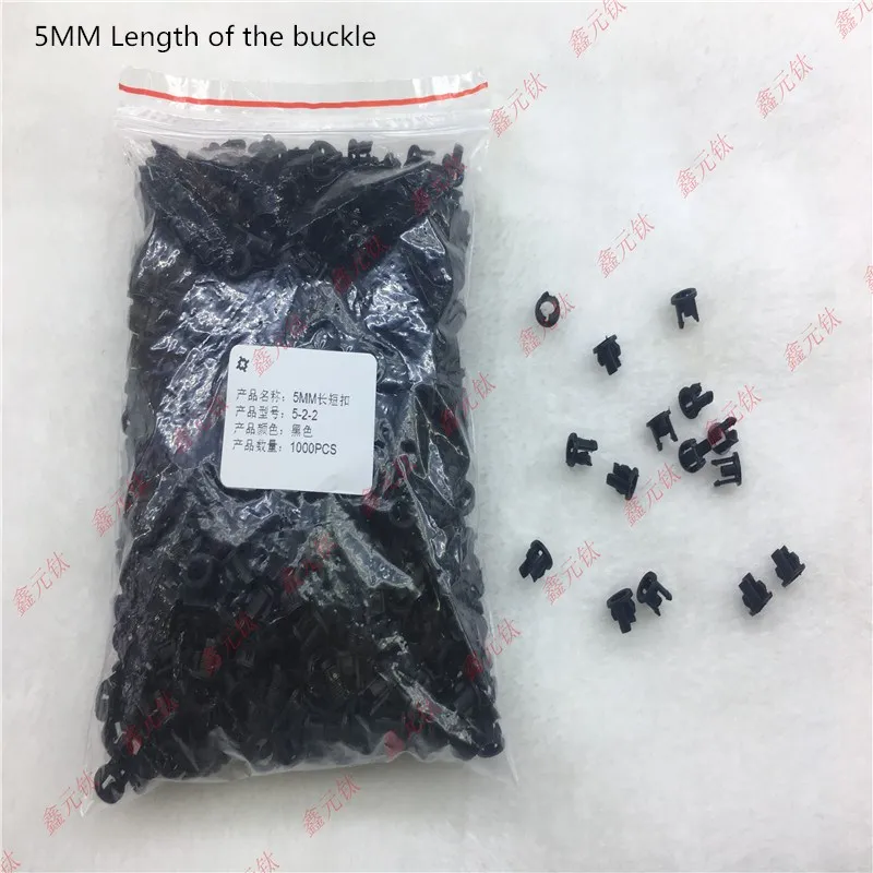 3MM 5MM LED lamp holder black Length of the buckle Four feet flat Button lamp bead Plastic seat 1000pcs/lot