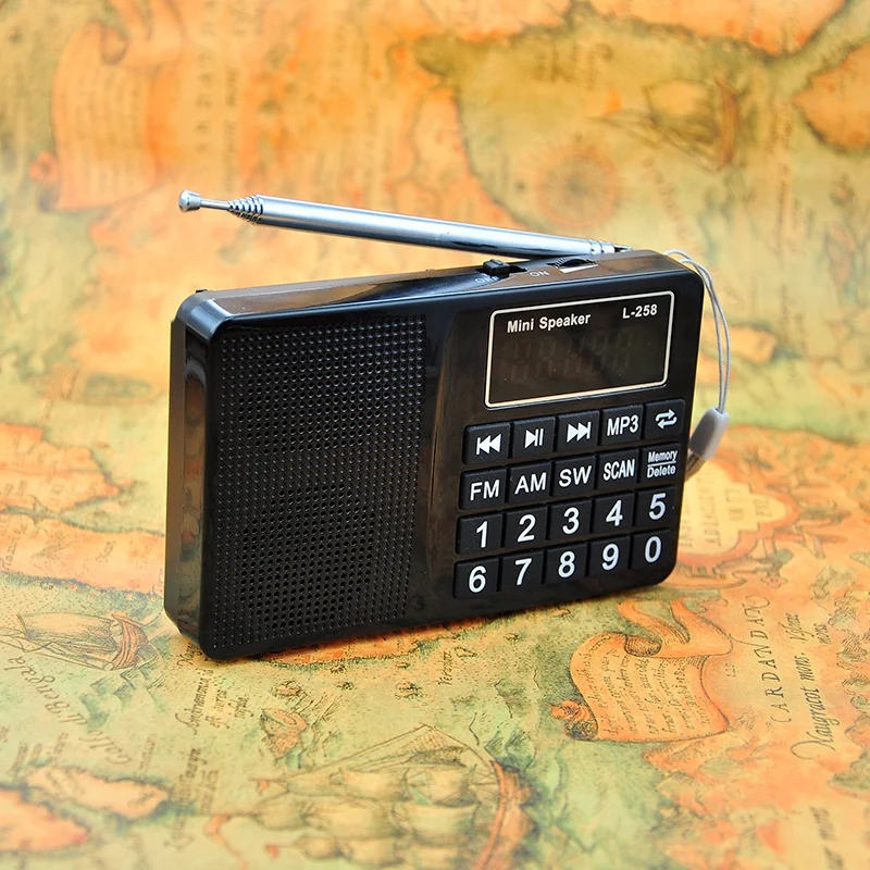 L-258 многодиапазонный Fm Am радио Mw и Sw приемник mp3-плеер с tf-карты USB флэш-накопитель |