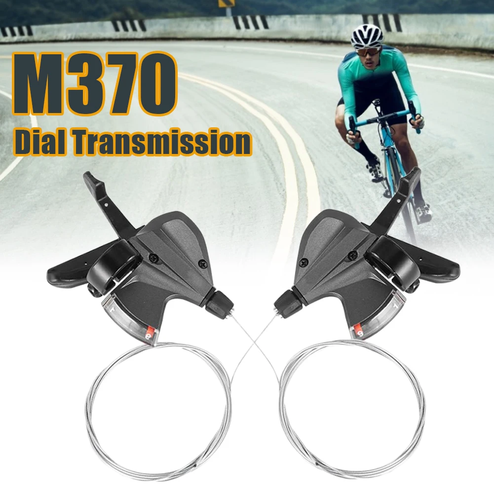 

Bicycle Derailleur Lever Bike M370Speed Shifter 9/27 S Shifting Accessories Practical Upgrade Shifters Parts Road Bike MTB