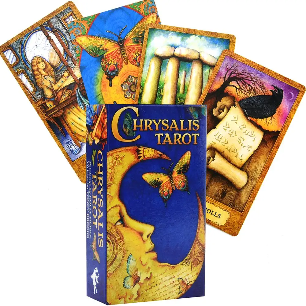 

Chrysalis Tarot New Sealed 78 Color Cards Mythical Archetypes Cards Deck Game Divination