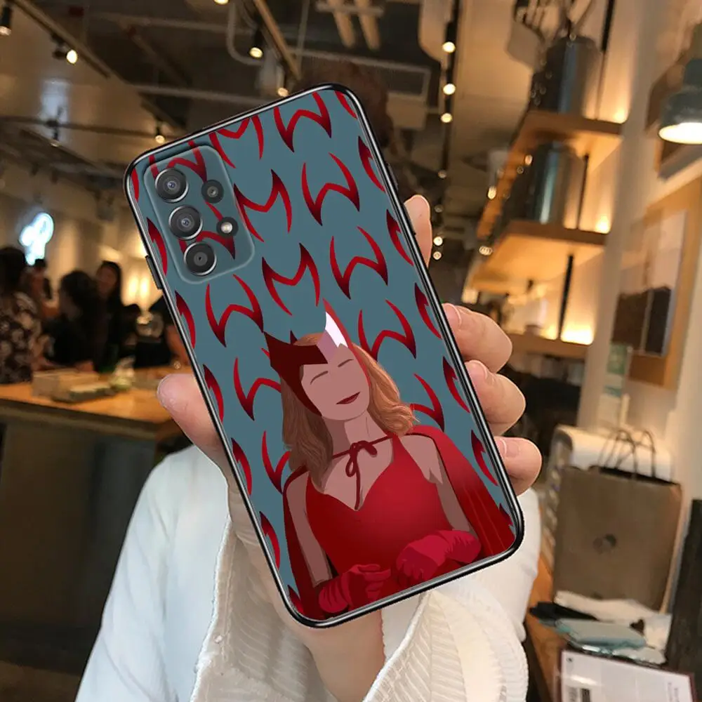 Чехол для телефона Scarlet Witch корпус Samsung Galaxy A70 A50 A51 A71 A52 A40 A30 A31 A90 A20E 5G a20s черный