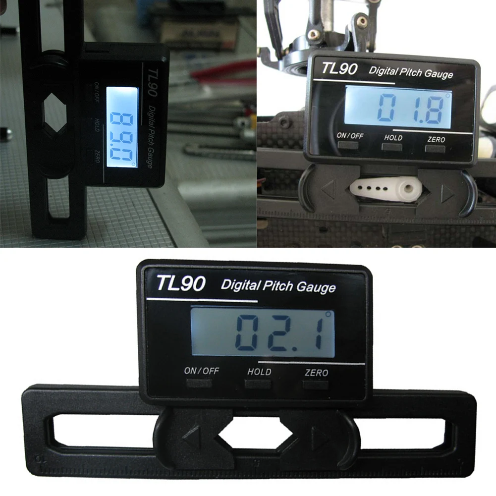 

Angle Measurement Black Pitch Gauge Tool Screen Inversion Digital Energy Saving Detect LCD Backlight Helicopter Horizontal
