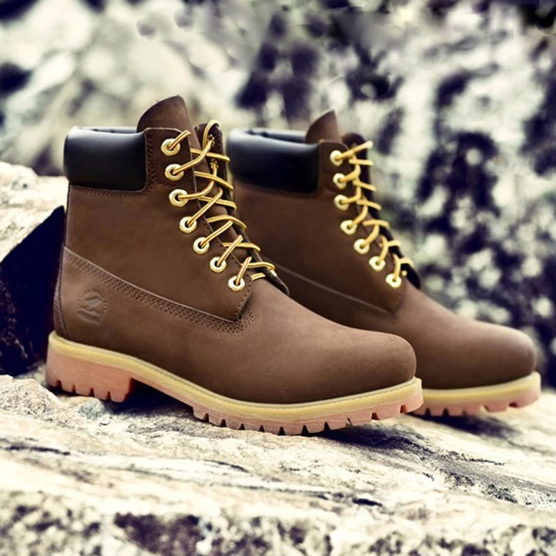 

Men's Cow Leather Boots Martin Motorcycle Casual Fashion Shoes retro work boots botas hombre Climbing tourism moto tooling boots