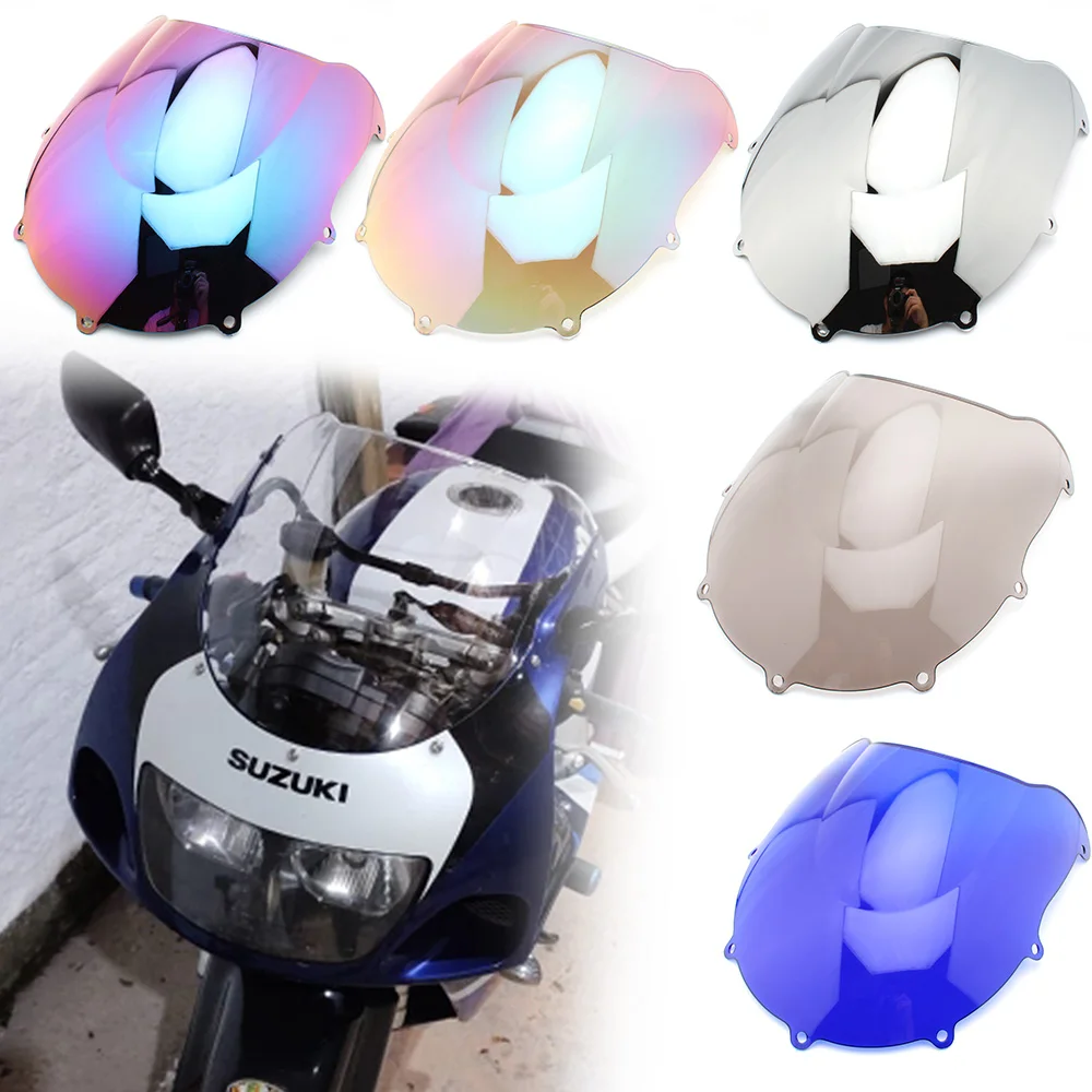 

Ветровой экран для Мотоцикла Suzuki GSXR 600 750 R SRAD 1996 1997 1998 ветровое стекло экран с двойным пузырьком GSXR600 GSXR750