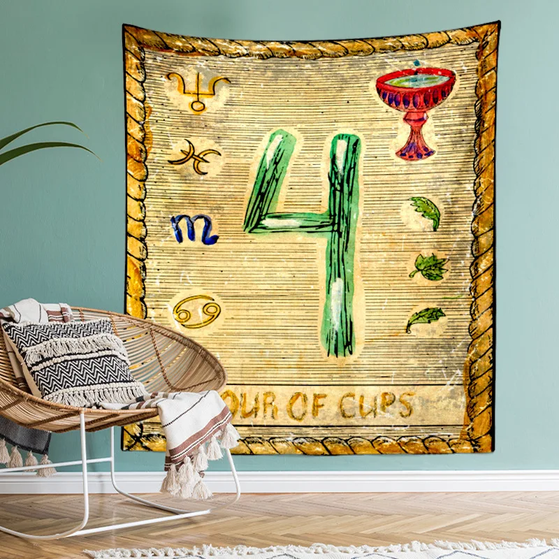 

Tarot Card Tapestry for Art Home Decor Wall Hanging Tapestry Witchcraft Mandala Tapestry Beach Throw Rug Carpet Wholesale