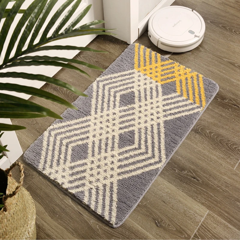 

Continuous Line Stripe Household Kitchen Floor Mat Carpets Doormats Rugs For Bathroom Bedside Entrance Door Hallway Anti Slip