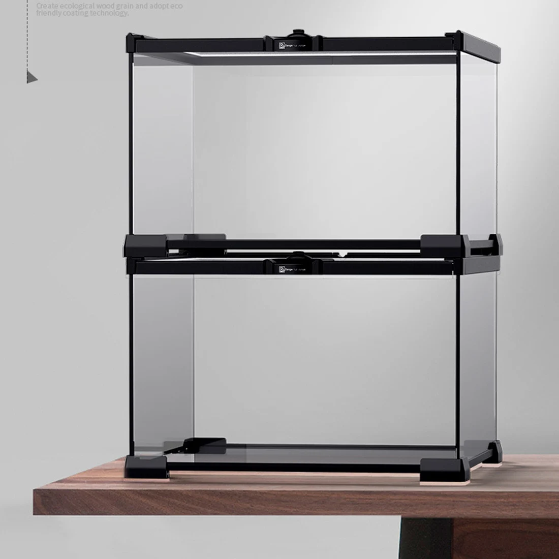 20x20x16 Террариум для рептилий скалолазание кормушка домашних животных