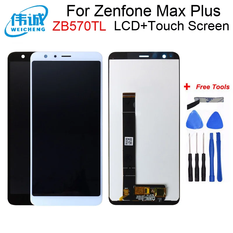 ЖК дисплей для ASUS ZenFone Max Plus M1 ZB570TL X018DC X018D сенсорный экран с дигитайзером сенсорное