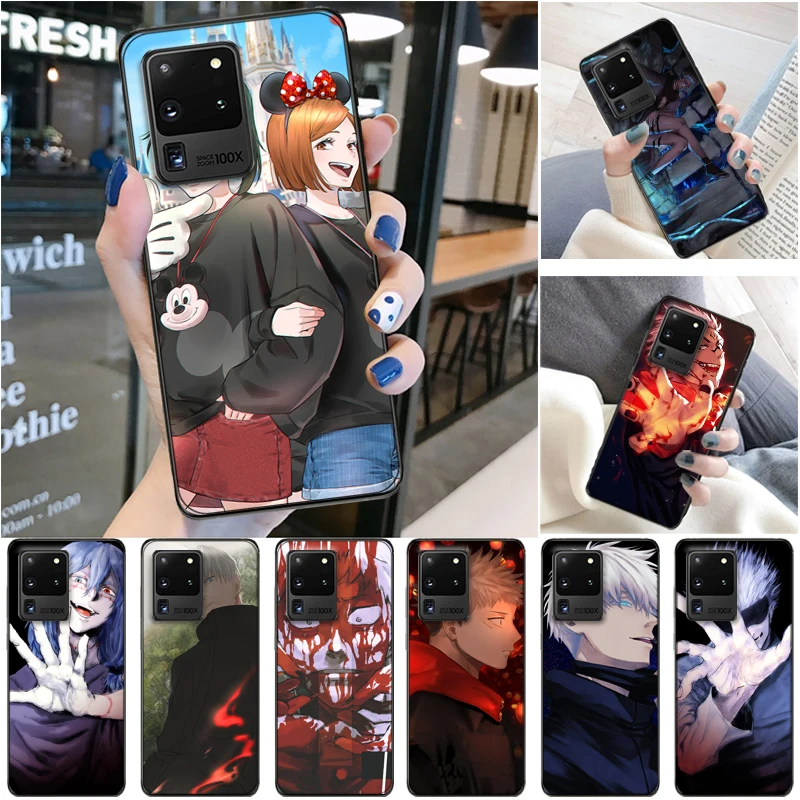 

Jujutsu Kaisen Satoru Gojo Yuji Itadori Fushiguro Megumi Sukuna Phone Case For Samsung Galaxy S20 Ultra FE Lite Plus Carcasa