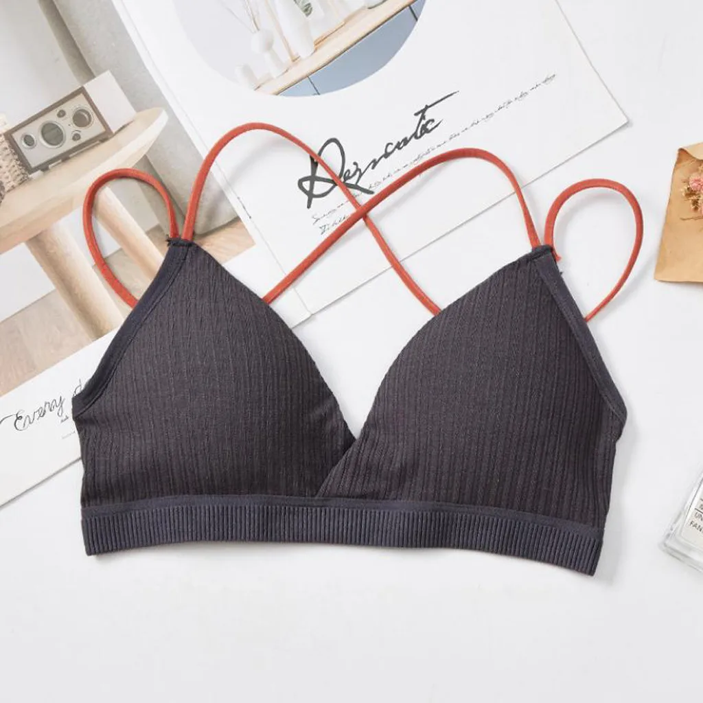 Бюстгальтер женский без косточек пикантный кружевной бесшовный дышащий Бралетт