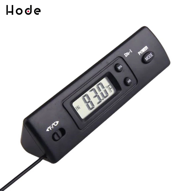 Автомобильный цифровой термометр с 2 зонда в вход/выход Температура датчик