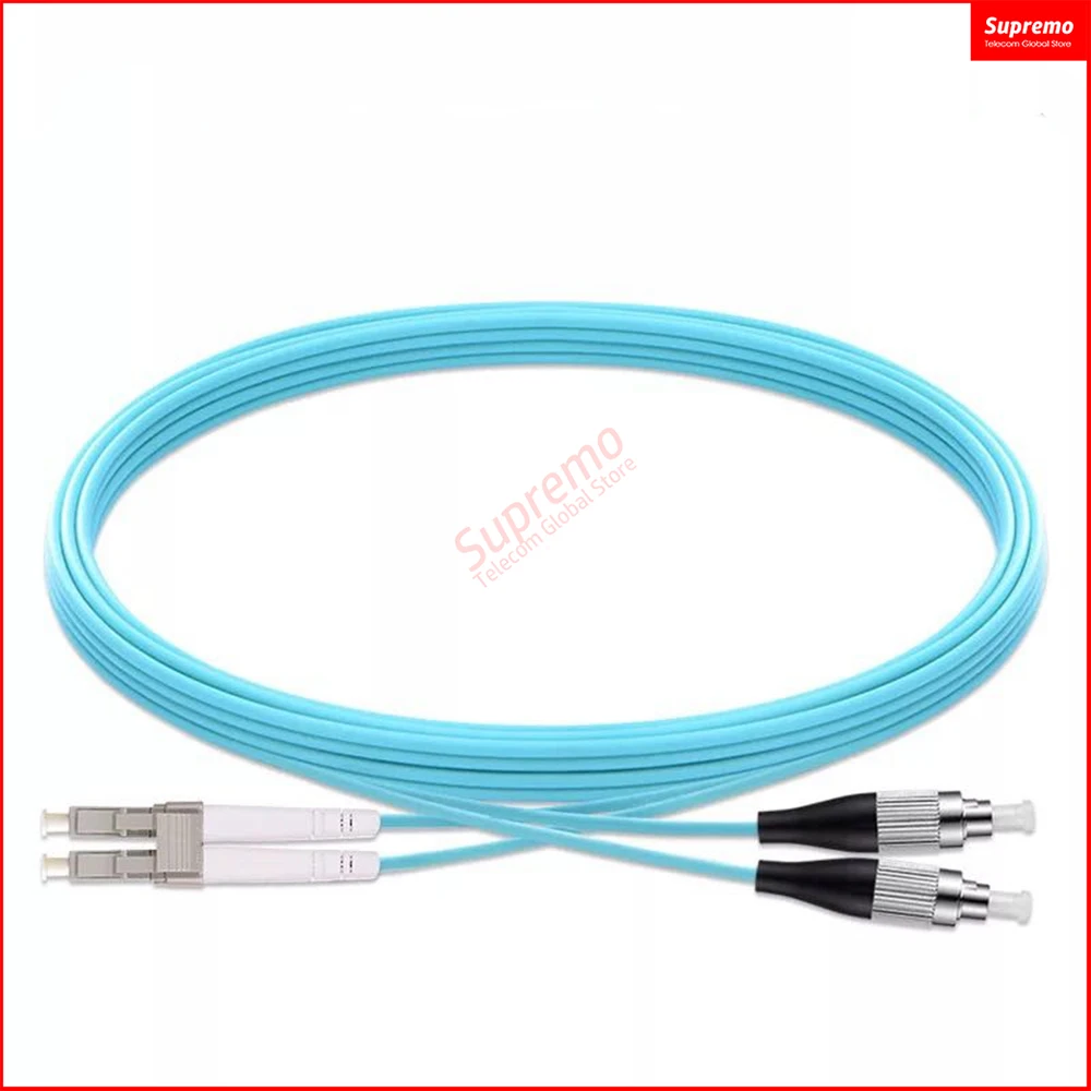 

5pcs/lot FC/UPC-LC/UPC OM3 Multimode Fiber Patch cord Duplex MM Jumper Cable,PVC Jacket,.Length or Connector can be customized