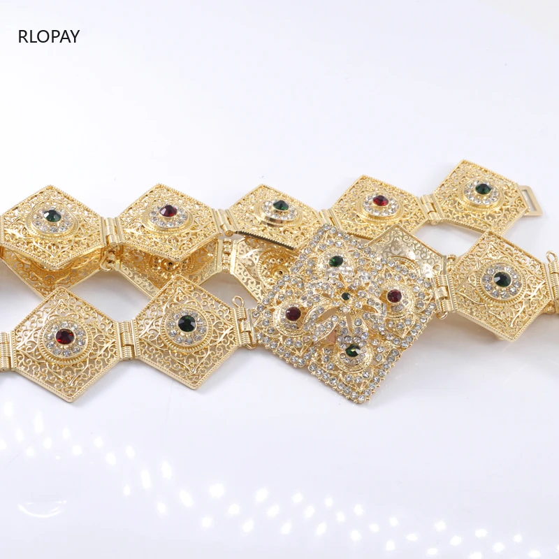 Марокканская мода Золотая цепочка ремни для женщин арабские Роскошные Свадебные