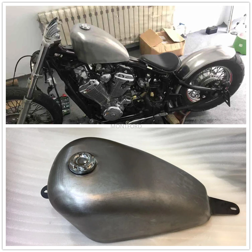 Бензиновый бензиновый топливный бак для мотоцикла HONDA Sportster Steed 400 600 Shadow VT600 8 см