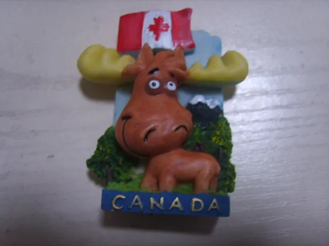 Канада путешествия памятный холодильник магнит Лось магнит|Магниты на