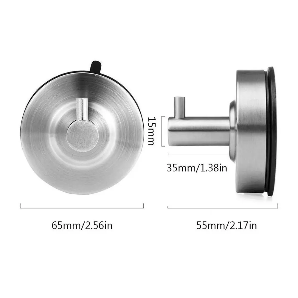 2 шт. Вакуумная присоска душ с присоской настенный крюк для полотенца Вешалка