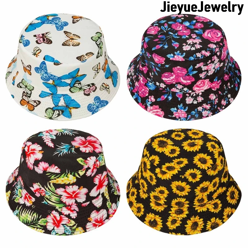 

1pc Printing Basin Hat Sunshade Children Fisherman/ Seaside Sunscreen Breathable Hat Cap Circumference 50cm ( For 2-5 Years Old)