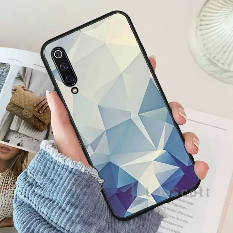 

Painted cute Colorful triangles Phone Case For Xiaomi Redmi 7 9t 9se k20 mi8 max3 lite 9 note 8 9s 10 pro