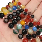 Бусины из натурального агата с гранями, 6810 мм