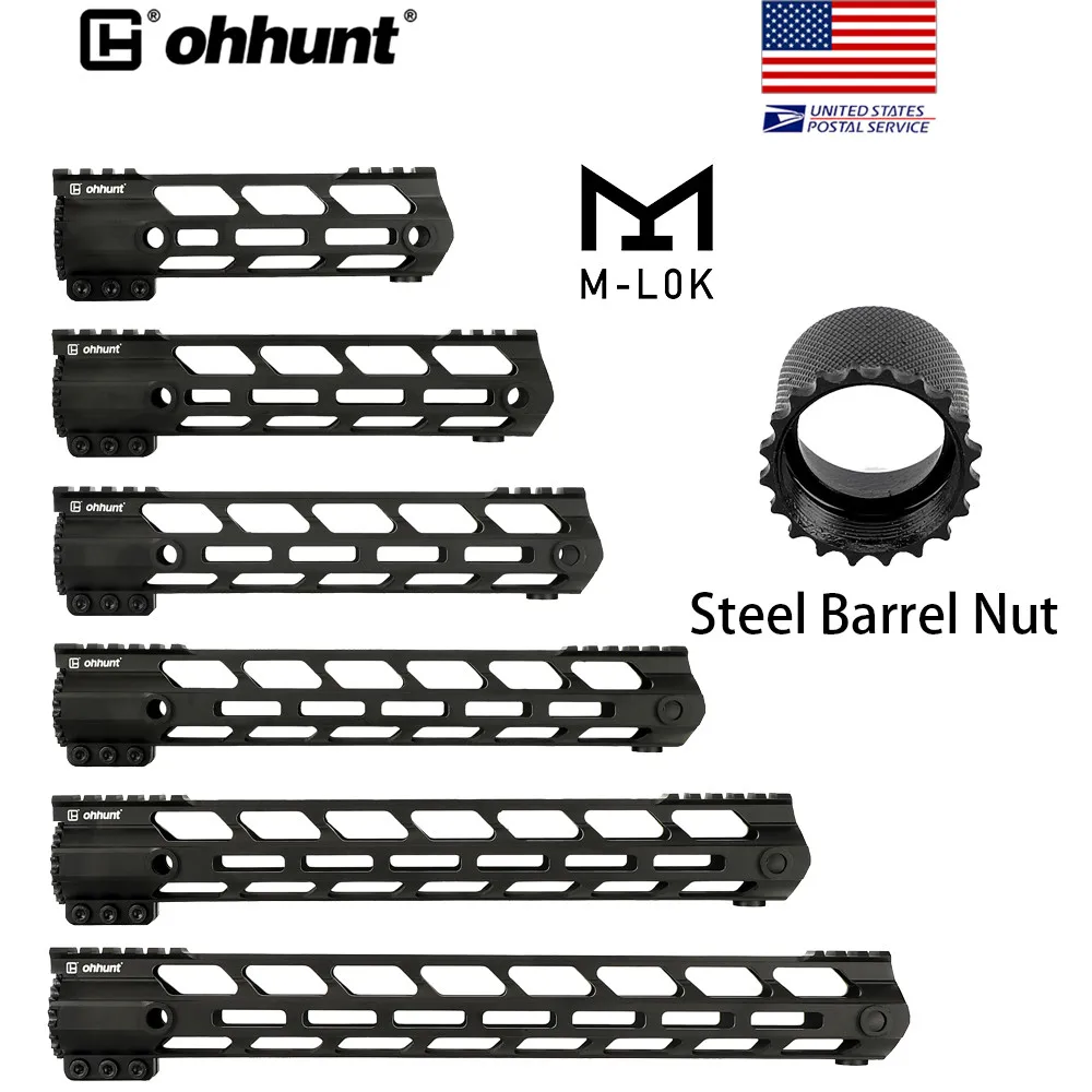 Корабль из США ohhunt 4 &quot7&quot 9 &quot10&quot 12 &quot13 5&quot 15 &quotAR15 свободном M LOK Handguard Пикатинни