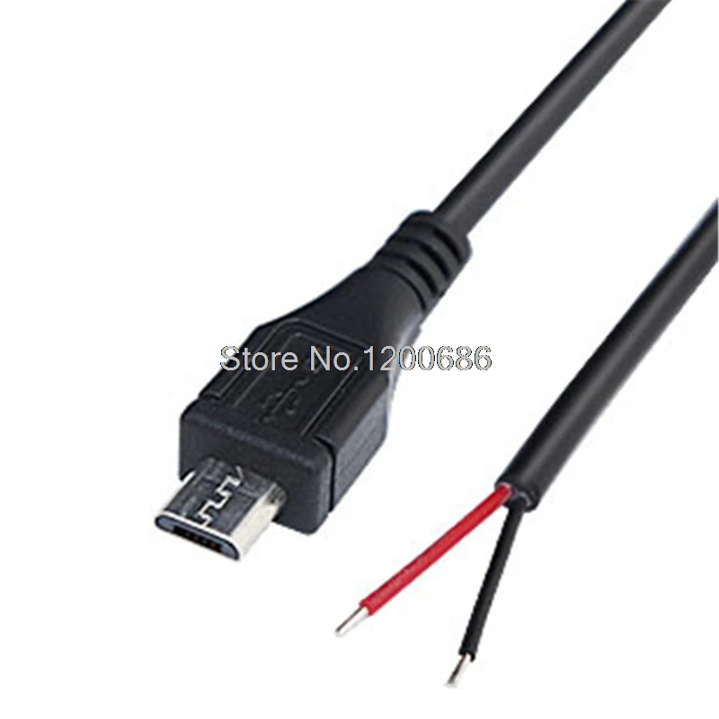 MICRO USB mini 5P mini5P кабель Pigtail 0 3 м Micro 5pin гнездовой разъем 4 провода питания шнур DIY -