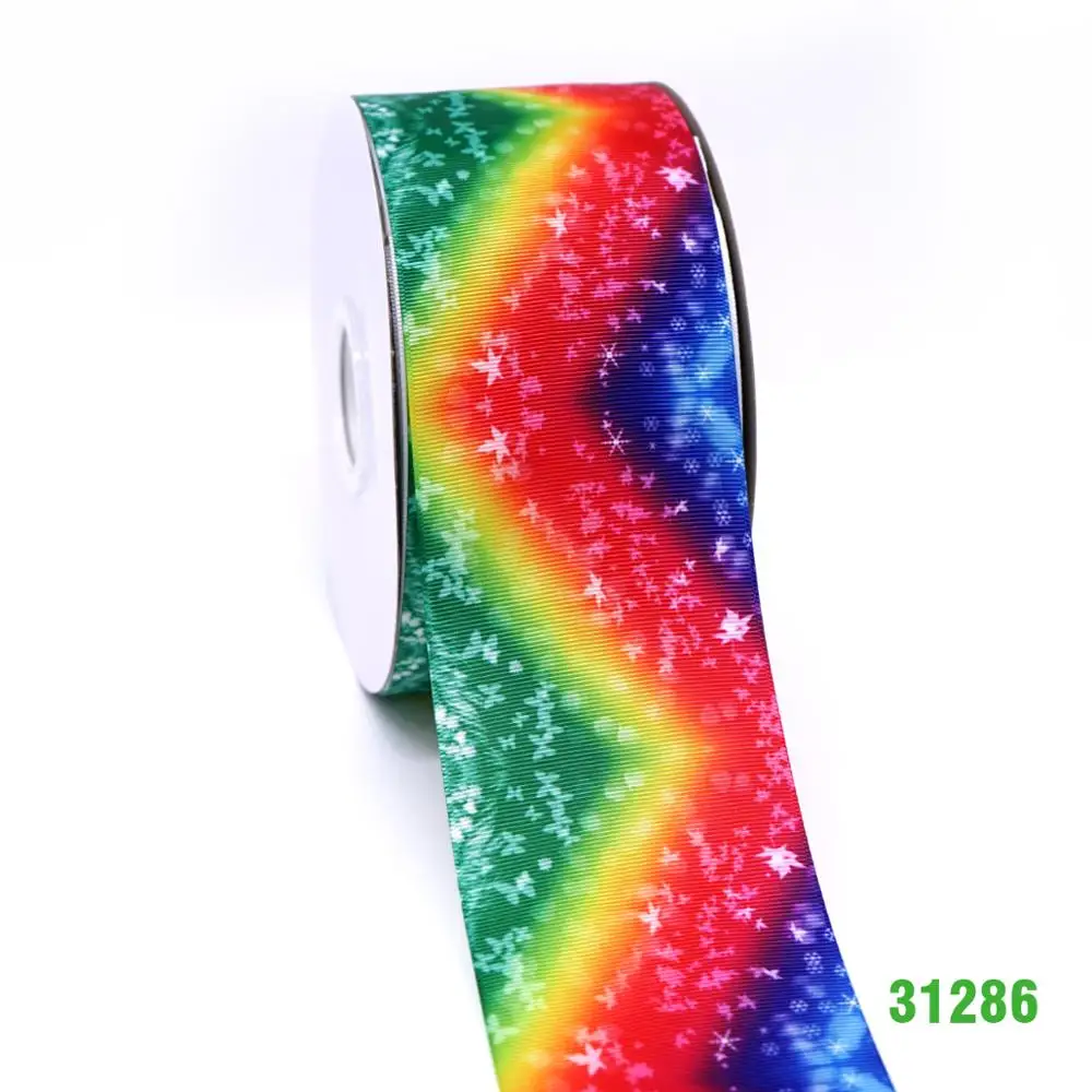 Бесплатная доставка 50 ярдов мультяшная печатная корсажная лента 31235|Ленты для