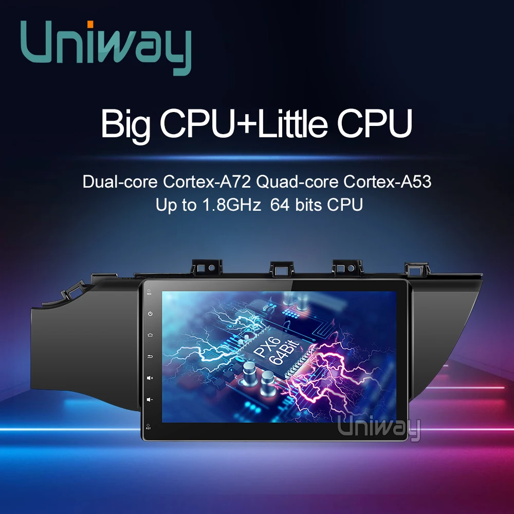 Автомагнитола uniway A17K21071 2 Гб + 32 ГБ DSP android 9 0 dvd для kia k2 rio 2016 2017 мультимедиа радио gps