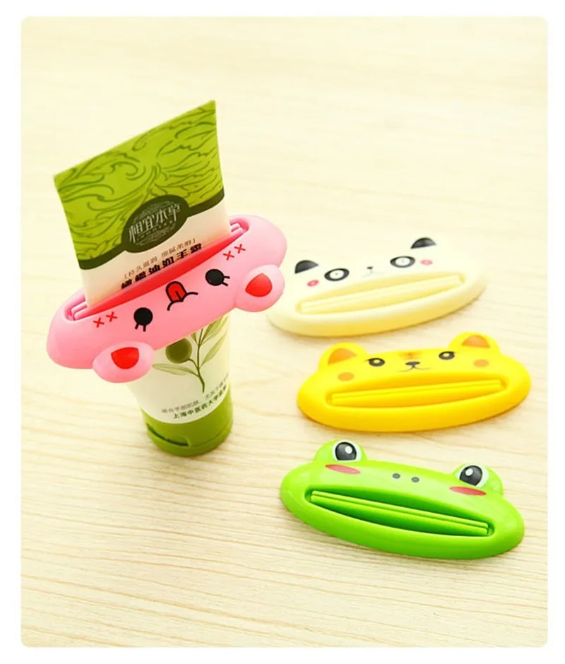 Мультяшный держатель для тюбика выдавливатель зубной пасты диспенсер